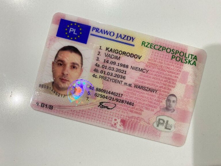 Spannende Fhrerschein Aus Polen Fotosnull